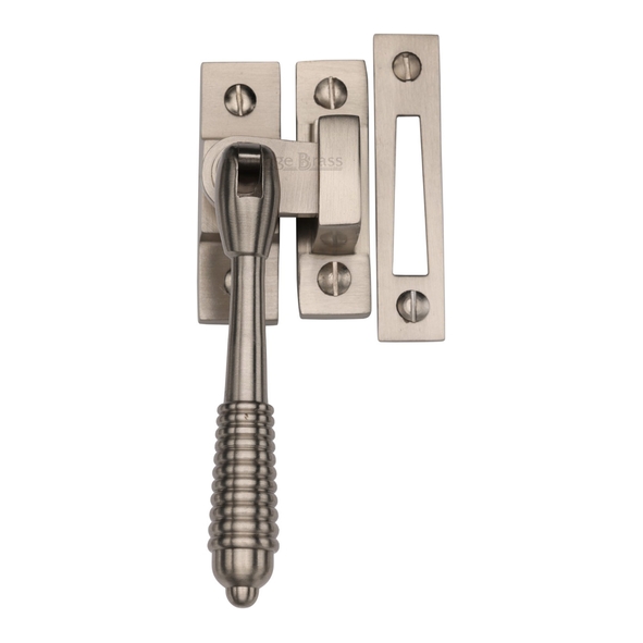 V894 MP/HP-SN  Satin Nickel  Heritage Brass Reeded Casement Fastener